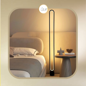Đèn Cây Decor Phòng Khách Đèn Sàn Đen Đơn Giản Hiện Đại